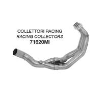 Arrow Collecteur d'échappement Racing pour Yamaha MT-09 Tracer 900 2015-2020 Non homologué Argenté