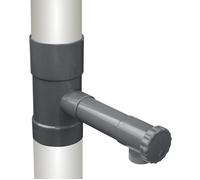 Linxor - Collecteur, récupérateur d'eau de pluie pour gouttière - Diamètre 8 cm