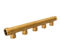 Collecteur sanitaire à 5 ports, adaptateur à compression en laiton Fixoconnect 20/27 - 3/4 x 15/21 - 1/2"