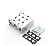 Collecteur SS5Y5 SY3120 SY5120 SY7120, électrovannes d'échappement d'air 2F/3F/4F/5F/6F/7F, Station de Valve de Base pneumatique avec joints(8F,SY3120)