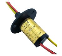 Collecteur tournant à balais, courant élevé, 20 A, 3 voies, diamètre 22 mm, rotation infinie, empêche l'enchevêtrement des fils