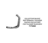 Arrow Racing Collectors Thunder Yamaha Mt-07 ´21-22 Not Homologated Manifold Argenté