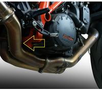 Collecteurs d'echappement GPR racing acier satine KTM SuperDuke 1290R 2017-2019