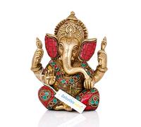 Collectible India Statue en laiton du Seigneur Ganesh 14 cm