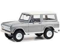 Collectibles Greenlight 84191 1967 Bronco Silver Metallic with White Top Counting Cars (2012-présent) Série TV Hollywood Série 1/24 Modèle de voiture moulé sous pression