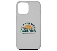 Collectif extérieur Retro Sun Club Pickleball Pickleball Coque pour iPhone 12 Pro Max