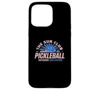 Collectif extérieur Retro Sun Club Pickleball Pickleball Coque pour iPhone 15 Pro Max