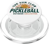 Collectif extérieur Retro Sun Club Pickleball Pickleball PopSockets PopGrip pour MagSafe