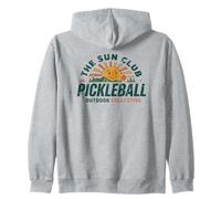 Collectif extérieur Retro Sun Club Pickleball Pickleball Sweat à Capuche