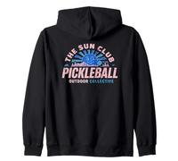 Collectif extérieur Retro Sun Club Pickleball Pickleball Sweat à Capuche