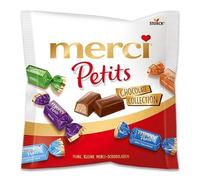 Collection 125g- Assortiment de Chocolats Fins Merci | Boîte de 125g - Confiserie Allemande Haut de Gamme- Super Idée de cadeau - Compatible avec Merci Petits