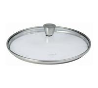 Collection 1826 Couvercle verre 18 cm- bouton Inox CRISTEL