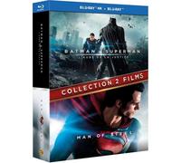 Collection 2 Films : Batman V Superman : L'aube De La Justice + Man Of Steel - 4k Ultra Hd + Blu-Ray