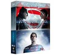 Collection 2 Films : Batman V Superman : L'aube De La Justice + Man Of Steel - Blu-Ray 3d + Blu-Ray 2d