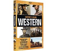 Collection 5 Films Western : Les Sept Mercenaires + Pour Une Poignée De Dollars + Et Pour Quelques Dollars De Plus + La Conquête De L'ouest + Le Bon, La Brute Et Le Truand - Pack