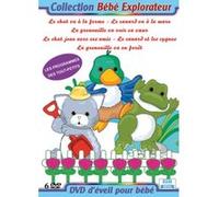 Collection bébé explorateur : Le chat va à la ferme - Le canard va à la mare - La grenouille va voir sa sœur - Le chat joue avec ses amis - La grenouille va en forêt - Le canard et les cygnes - coffre