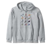 Collection Birds - Ich Liebe Vögel und Die Natur Sweat à Capuche