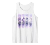 Collection botanique Florale Aquarelle Violette Débardeur