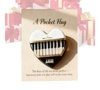 Collection Câlin Musical,Souvenir D'Encouragement Fait Main - Câlin Motivationnel pour Amateurs De Musique - pour Adolescents Adultes Anniversaire Noël Guitariste Violoniste Pianiste Batteur Concerts