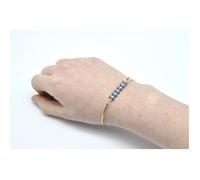 Collection CMLPB - Bracelet semi-rigide turquoise