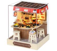 Collection coin de bonheur, camion de nourriture. Maquette 3d réaliste.