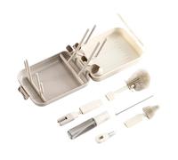 Collection complète de brosses de stérilisation pour biberons avec outil pour espace étroit et nettoyeur de bec coudé pour un lavage en profondeur des outils de nettoyage du sein