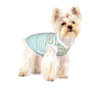 Collection Coquillages de Plage Vintage,T-Shirt sans Manches en Coton pour Animaux de Compagnie, Gilet Respirant, Extensible et Doux,S