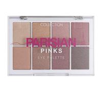 Collection Cosmetics Palette de fards à paupières aux couleurs intensément pigmentées avec 8 teintes étonnantes, métallisées chatoyantes, roses parisiennes