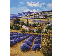 Collection DArt - 10459 - Canevas design 30 x 40 cm, paysage de champ, couleur : unique taille : unique