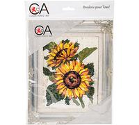 Collection D'Art 3042K Tournesols Kit de Canevas Coton Multicolore 14 x 18 x 0,1 cm