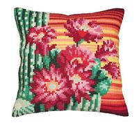 Collection D'Art 5101 Bonnet d' Evêque Kit de Coussin Gros Trous Coton Multicolore 50 x 45 x 0,1 cm