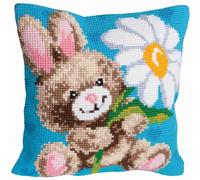 Collection D'Art 5111 Mr Jeannot Kit de Coussin Gros Trous Coton Multicolore 50 x 45 x 0,1 cm