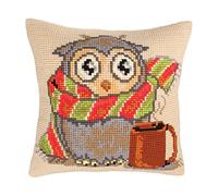 Collection D'Art 5205 A la Maison Kit de Coussin Gros Trous Coton Multicolore 50 x 45 x 0,1 cm