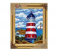 Collection D'Art 6230K Phare Kit de Canevas Coton Multicolore 20 x 30 x 0,1 cm