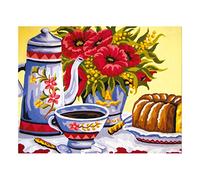Collection D'Art 6234K Petit Déjeuner Kit de Canevas Coton Multicolore 20 x 30 x 0,1 cm