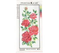 Collection D'Art 8014 Canevas Imprimé à Broder Coton Multicolore 30 x 60 x 0,1 cm