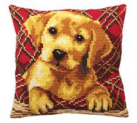 Collection d'Art CD5160 Brady Kit Point de Croix pour Coussin Coton Multicolore 40 x 40 cm