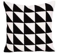 Collection D'Art Cushion Kit/Black-And-white/40 x 40