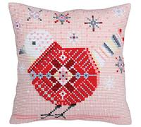 Collection D'Art Cushion Kit/Christmas Bird/40 x 40