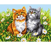 Collection d'Art Imprimé Tapisserie Toile Deux Chatons