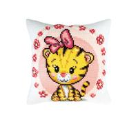 Collection d'Art Kit de broderie au point de croix Motif bébé tigre imprimé