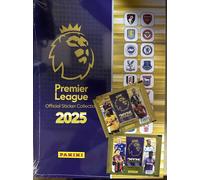 Collection D'Autocollants Officiels Panini Premier League 2025 Album Relié