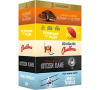 Collection De 5 Films Classiques Warner : Autant En Emporte Le Vent + Chantons Sous La Pluie + Casablanca + Citizen Kane + La Mort Aux Trousses - Pack