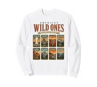 Collection de Badges de Parc National - Design Vintage de Voyage Sweatshirt