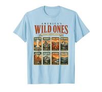 Collection de Badges de Parc National - Design Vintage de Voyage T-Shirt