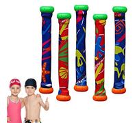 Collection de bâton de plongée | ABS Cloth Composite Lightweight 18 x 3 cm 75 g Portable | Sous-marine Aquatic Retrieval Training Colorful Buoyant Set | Enfants Teen Adult Gift Summer Recreation