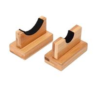 Collection de battes de baseball en bois - 1 organisateur stable pour couple avec doublure douce, support d'exposition multifonctionnel, support de batte de baseball à économie d'espace pour mensol