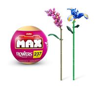 Collection de Briques de Construction Max Premium Flowers(Iris et Persicaires) (Jusqu’à 243 pièces, 2 Fleurs par Capsule, 10 à Collectionner), 1 Capsule