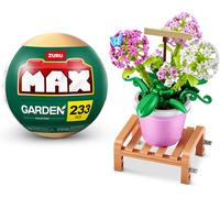 Collection De Briques De Construction Max Premium Garden(Hydrangea Macrophylla, 1 Capsule),(Jusqu¿À 233 Pièces, 6 À Collectionner)