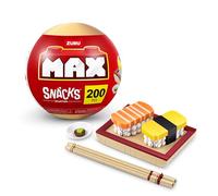 Collection de briques de construction MAX Premium Snacks (Sushi) par ZURU. Briques de construction pour adolescents, adultes et collectionneurs. Construisez, collectionnez et affichez votre collection
